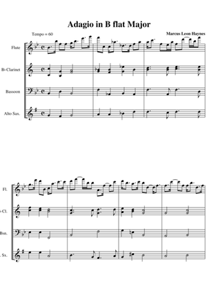 Adagio in B flat Major (Woodwind Ensemble)