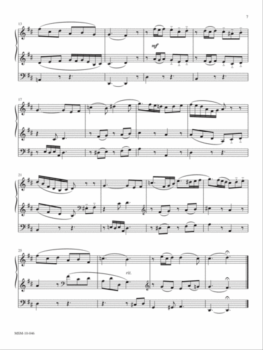 Six Voluntaries for Organ, Set 3 Organ scores gallery preview page 6