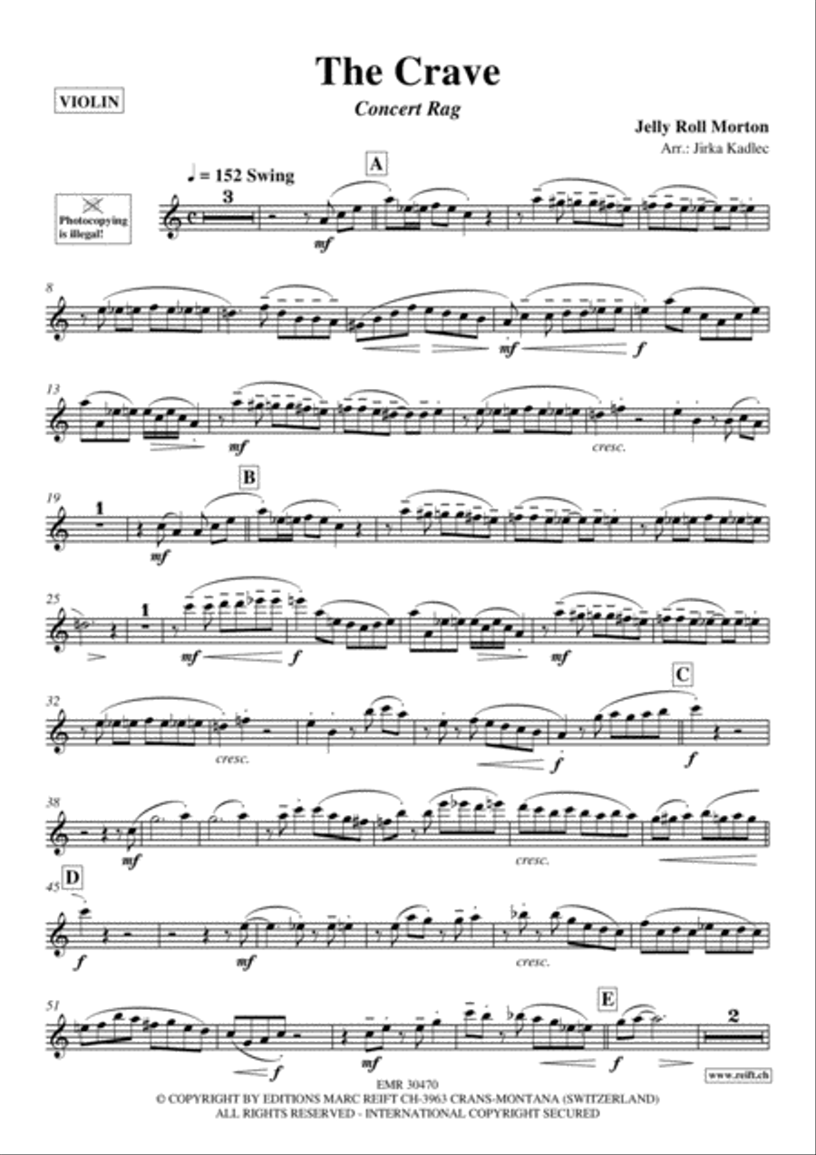 The Crave Violin Solo scores gallery preview page 2