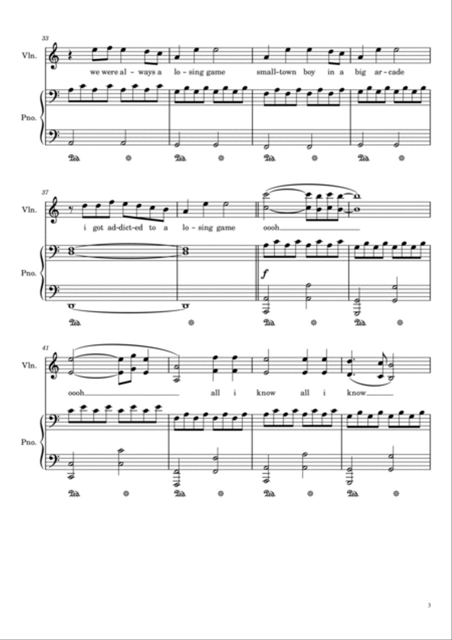 Arcade Violin Solo scores gallery preview page 3