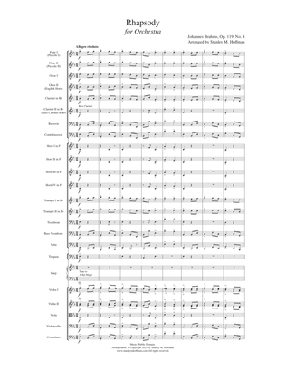 Rhapsody, Op. 119, No. 4