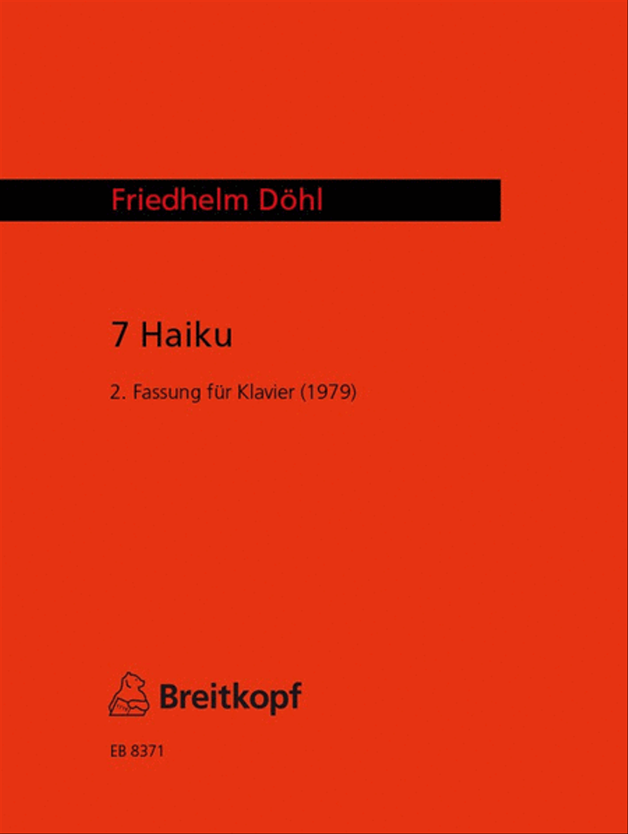 7 Haiku Voice Solo scores gallery preview page 1