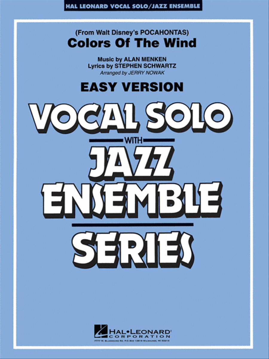 Colors Of The Wind Jazz Ensemble scores gallery preview page 1