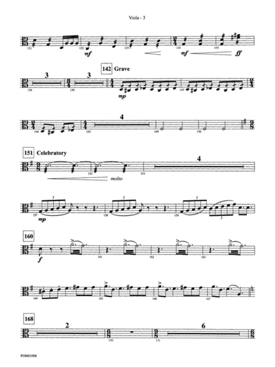 Harry Potter Symphonic Suite: Viola Full Orchestra scores gallery preview page 3