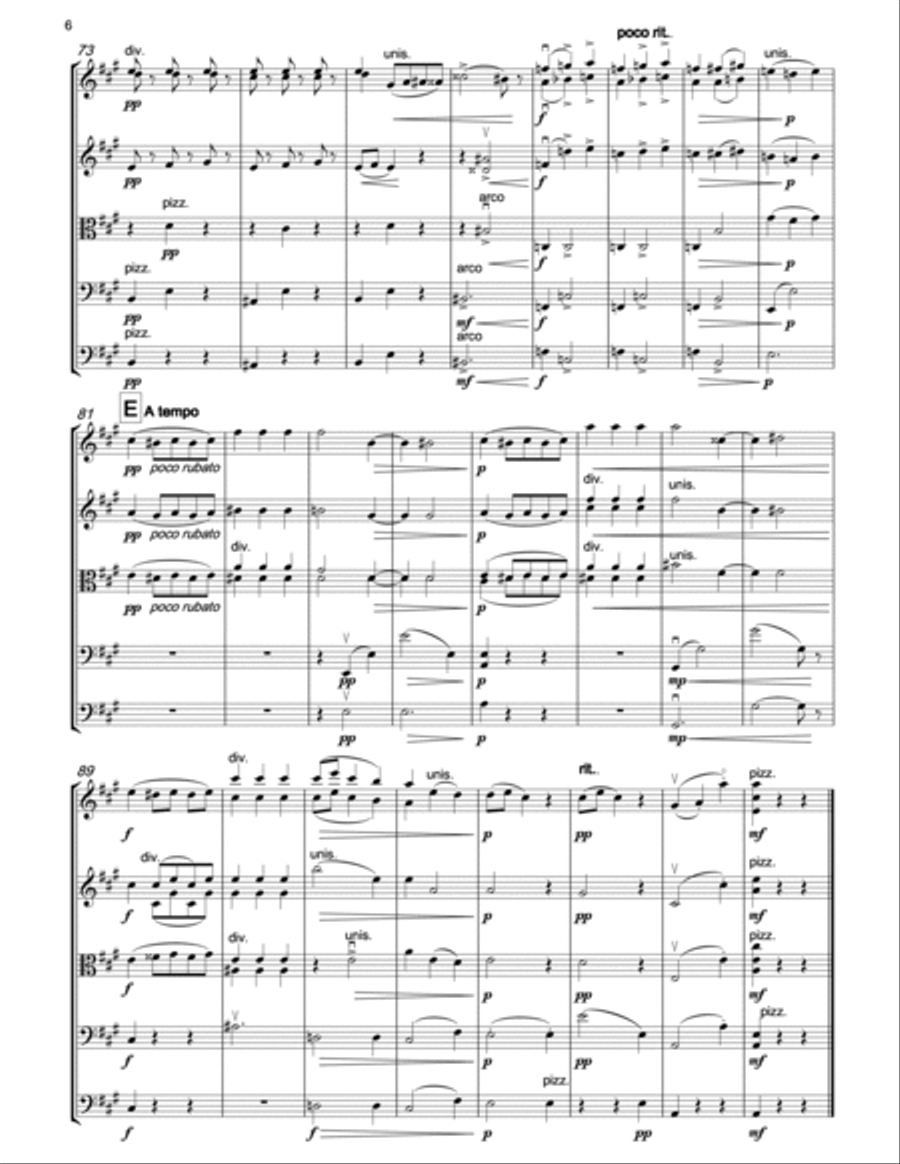 CHAMINADE Scarf Dance for string orchestra String Orchestra scores gallery preview page 5