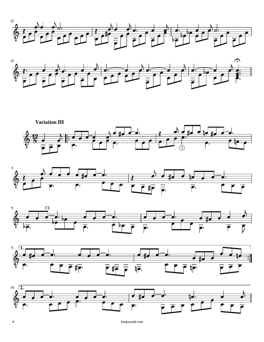 What A Wonderful World Acoustic Guitar scores gallery preview page 6