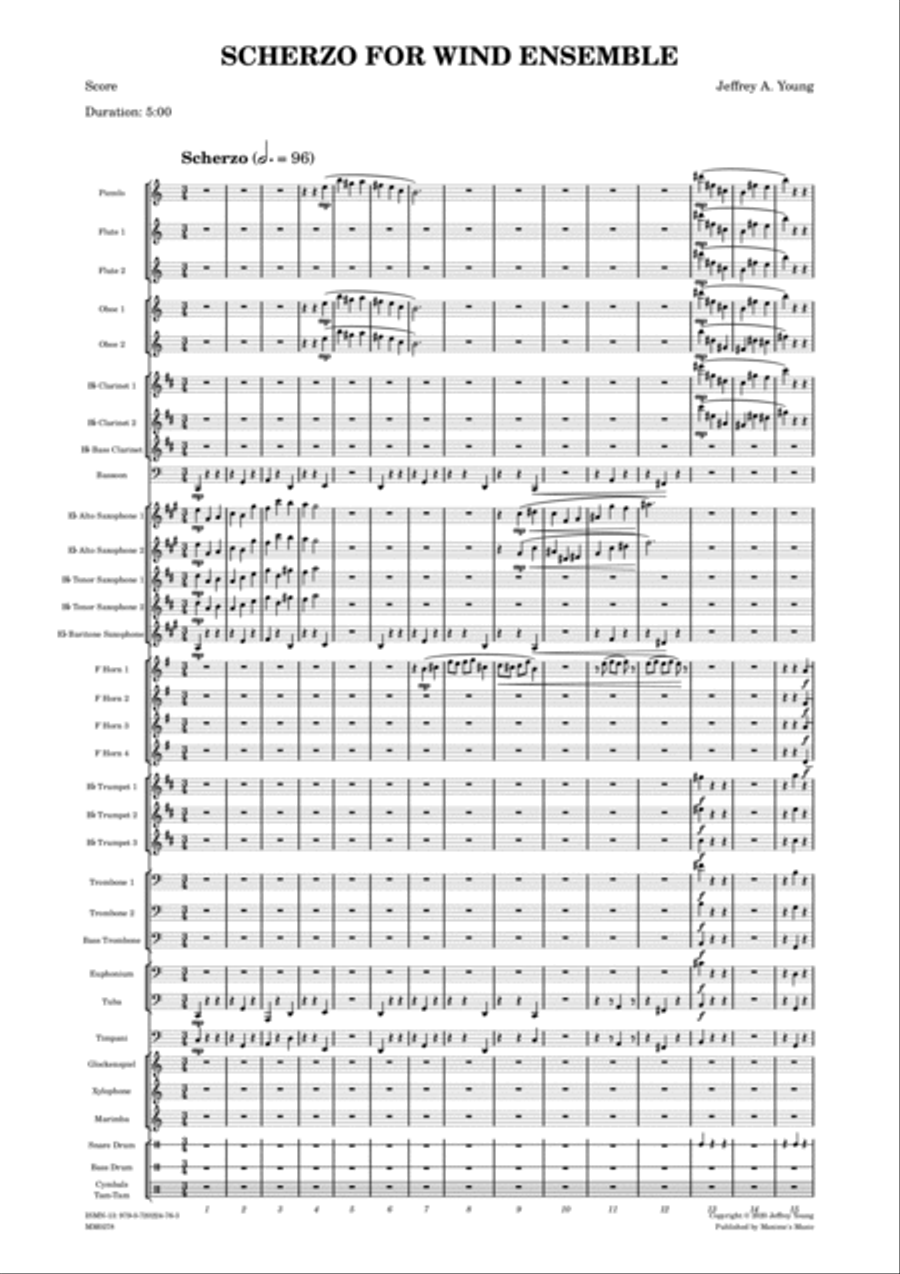 Fantasy on the Dies Irae Concert Band scores gallery preview page 3
