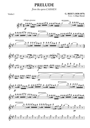 Carmen Overture (Prelude) for String Quartet