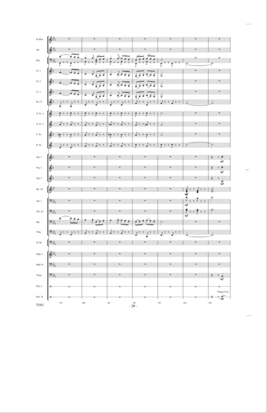 Into the Joy of Spring Concert Band scores gallery preview page 28