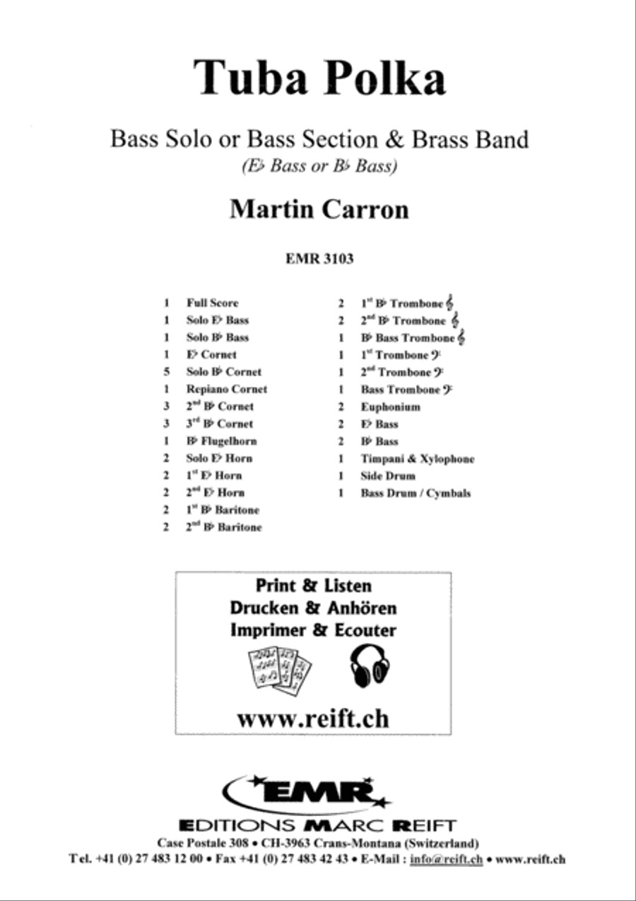 Tuba Polka Tuba Polka Brass Band scores gallery preview page 2
