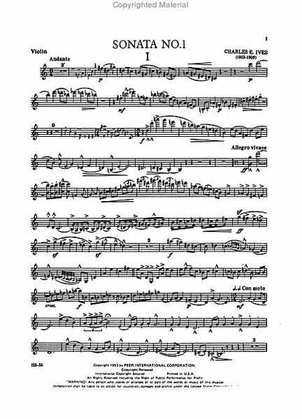 Sonata No. 1
