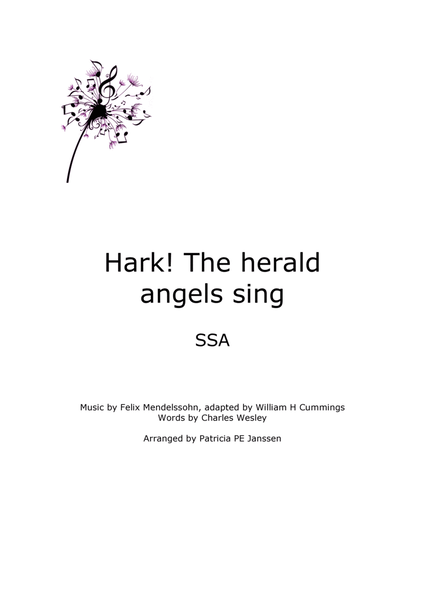 Hark! The herald angels sing (SSA) image number null