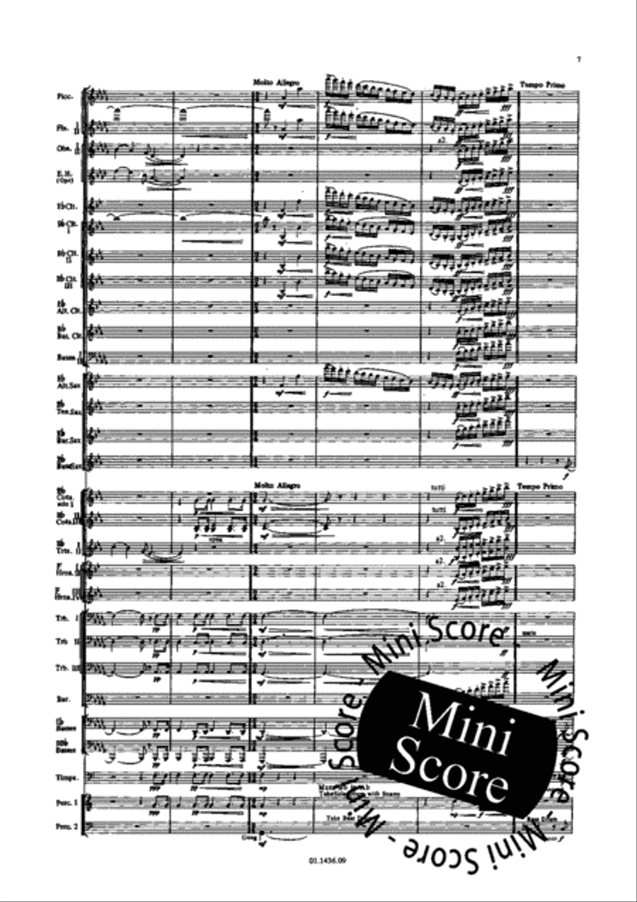 Two Songs Without Words Concert Band scores gallery preview page 11