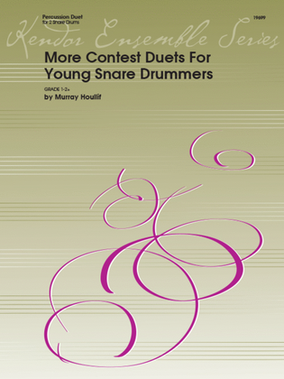 Book cover for More Contest Duets For Young Snare Drummers