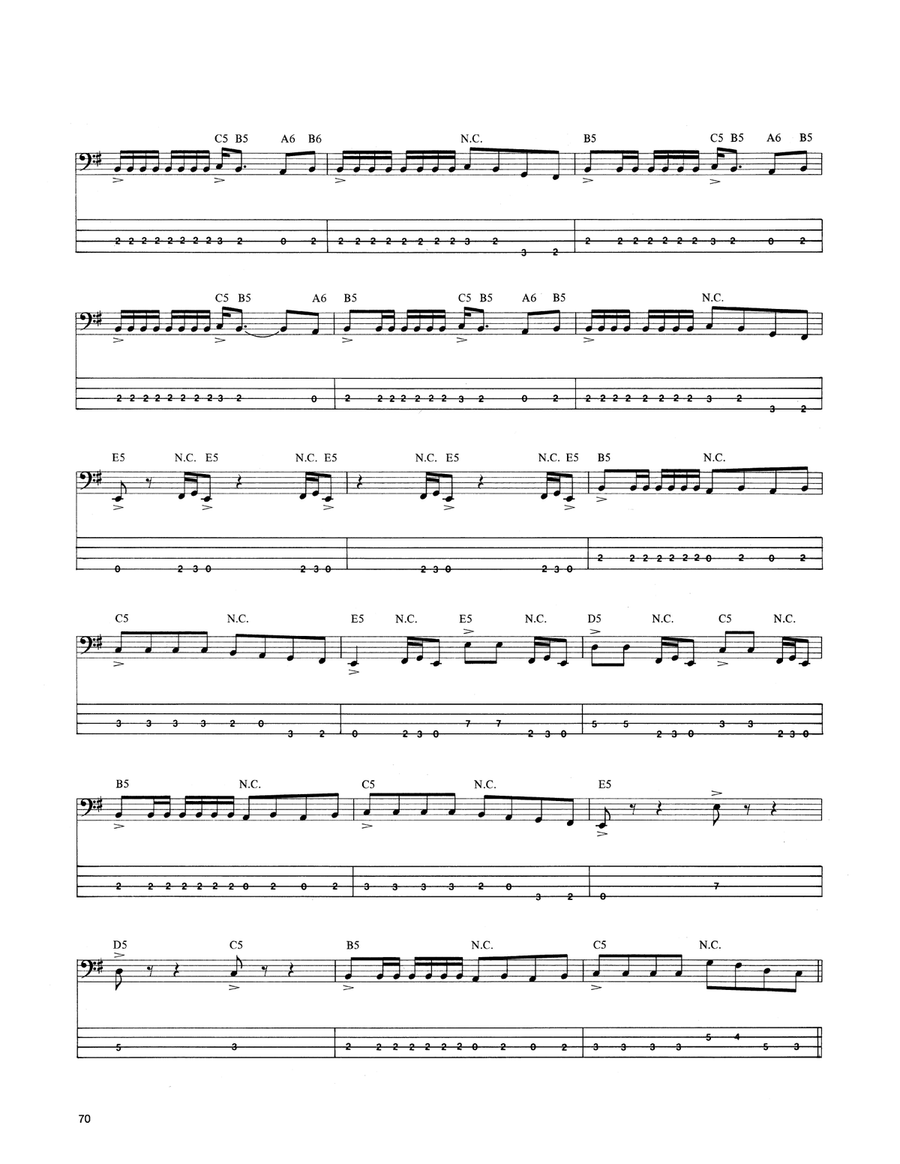Dyers Eve Guitar Tablature scores gallery preview page 2
