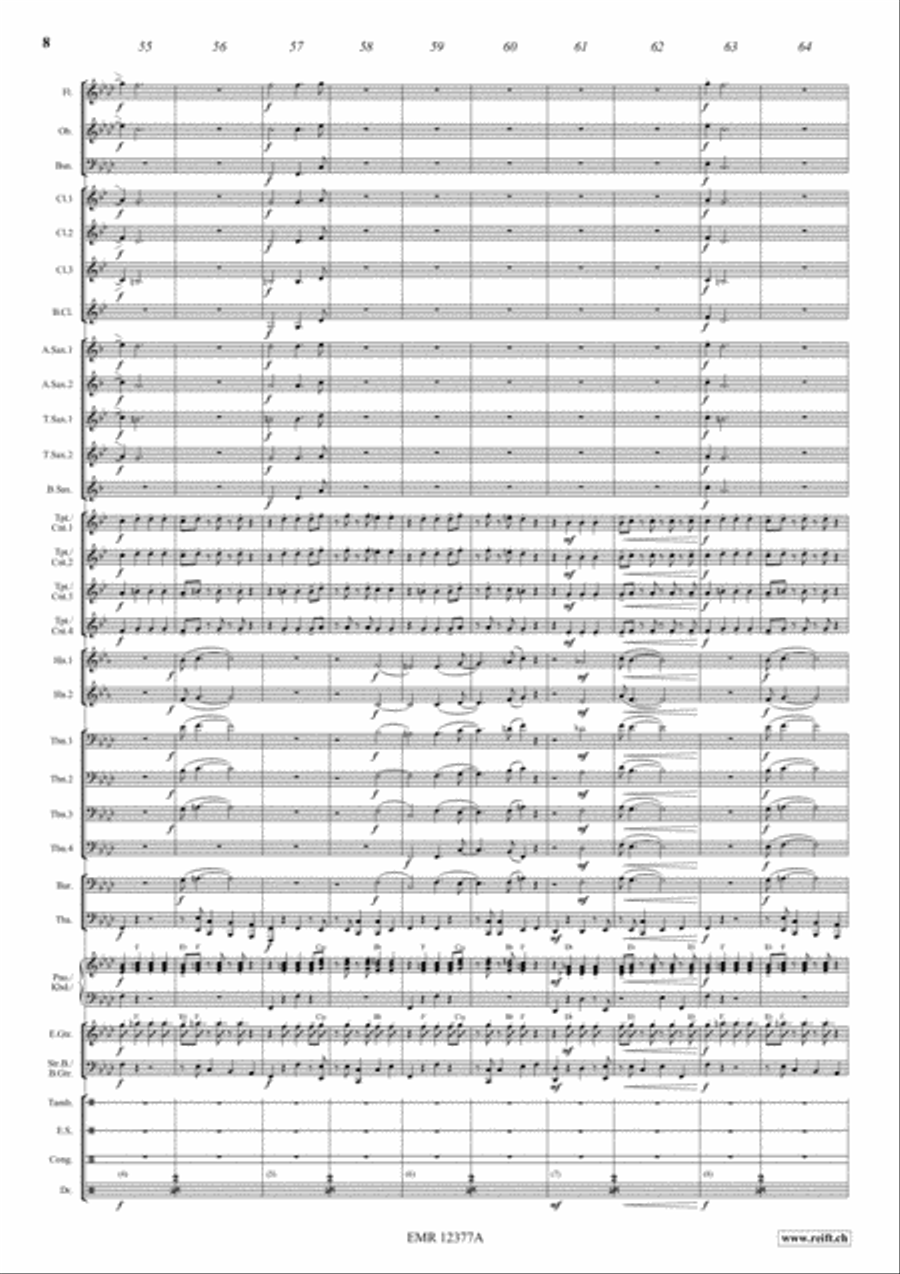 Beverly Hills Cop Concert Band scores gallery preview page 8
