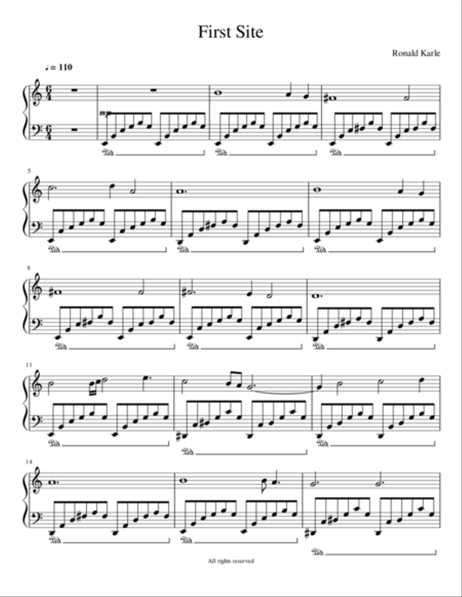 First Site First Site Piano Method scores gallery preview page 1