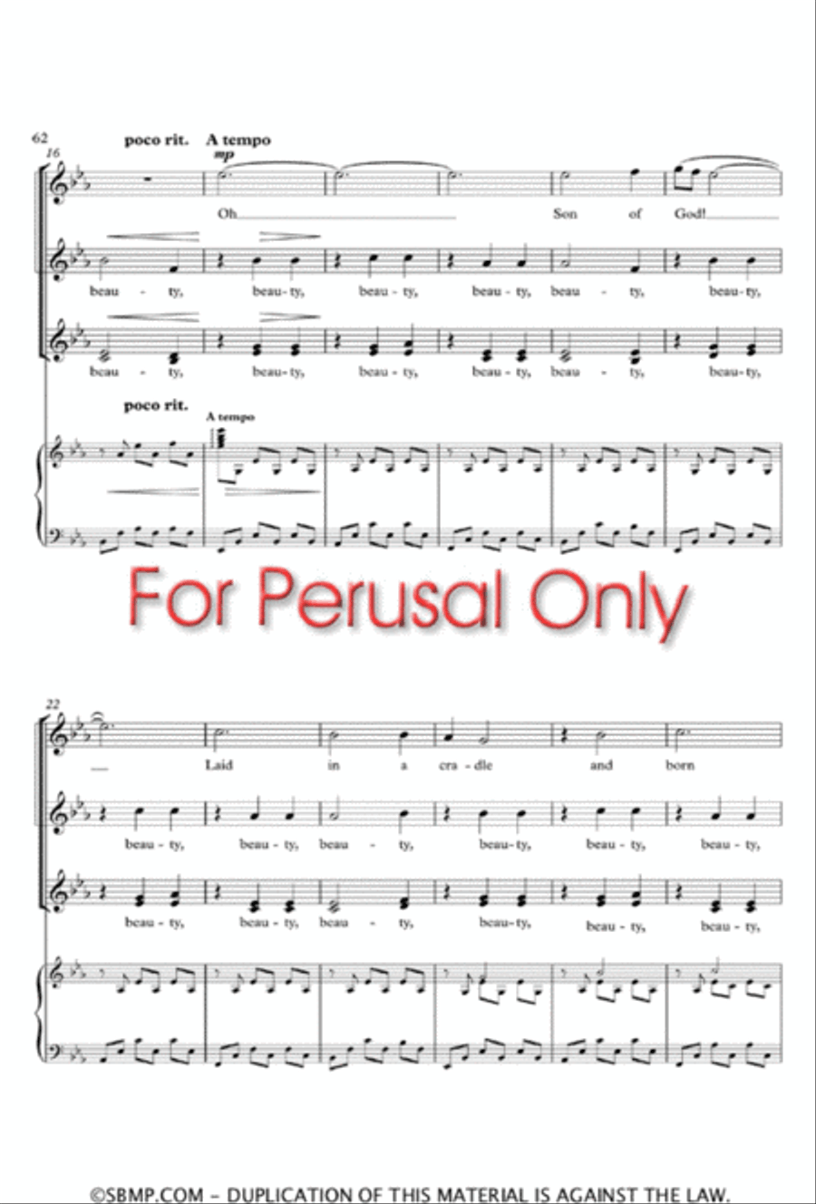 The Christmas Alleluias - SATB divisi Choral Book