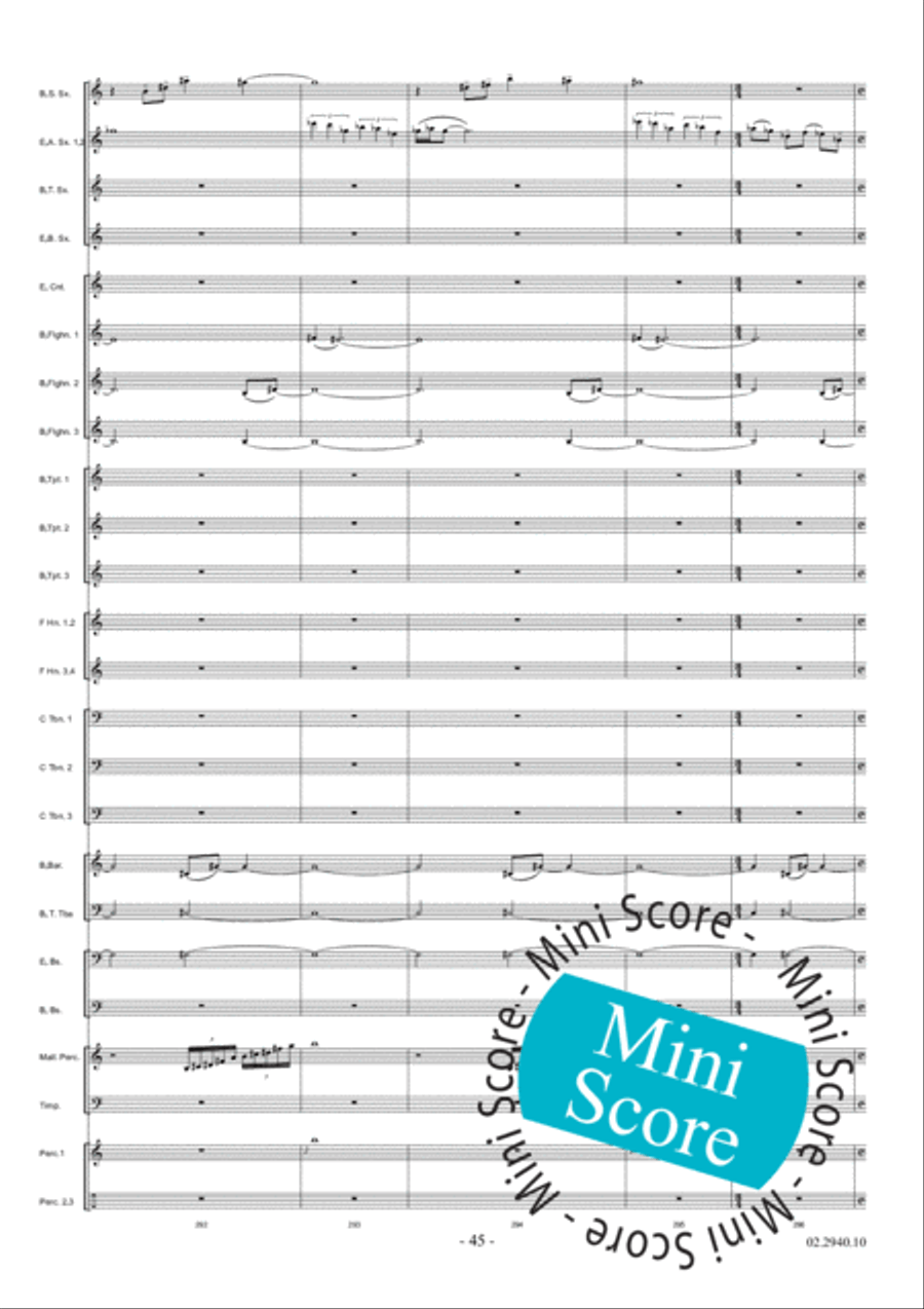 Aurora Fanfare Band scores gallery preview page 51