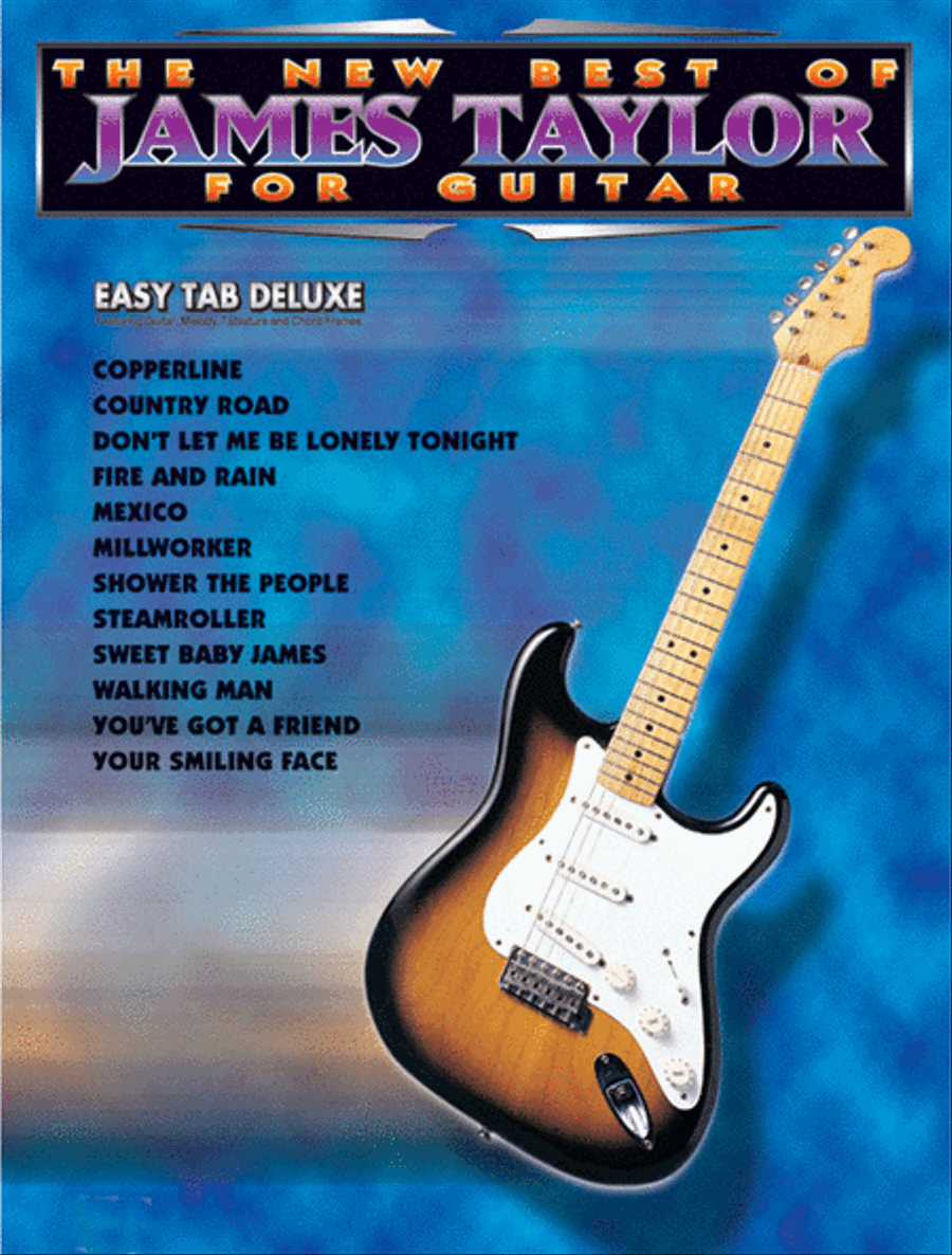 The New Best of James Taylor for Guitar Electric Guitar scores gallery preview page 1
