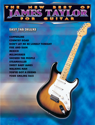 Book cover for The New Best of James Taylor for Guitar