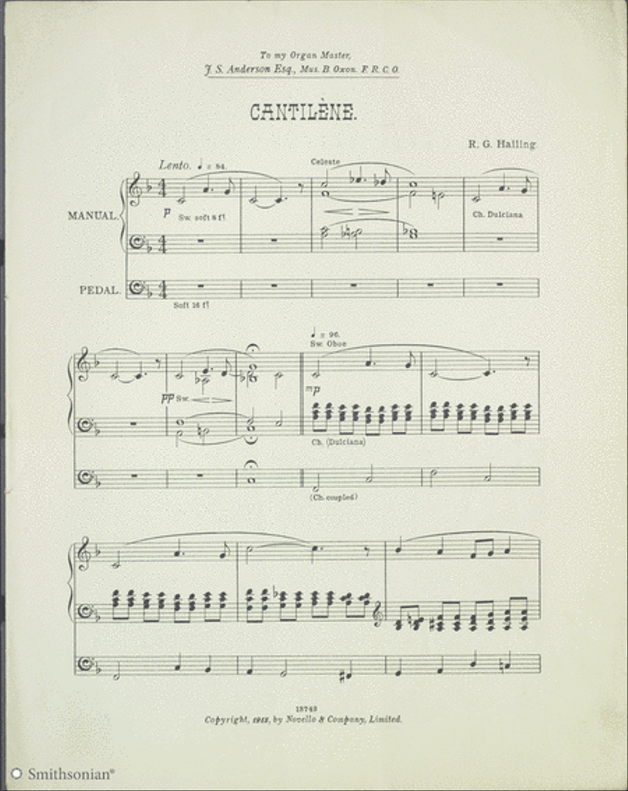 Cantilene Cantilene Organ Solo scores gallery preview page 4
