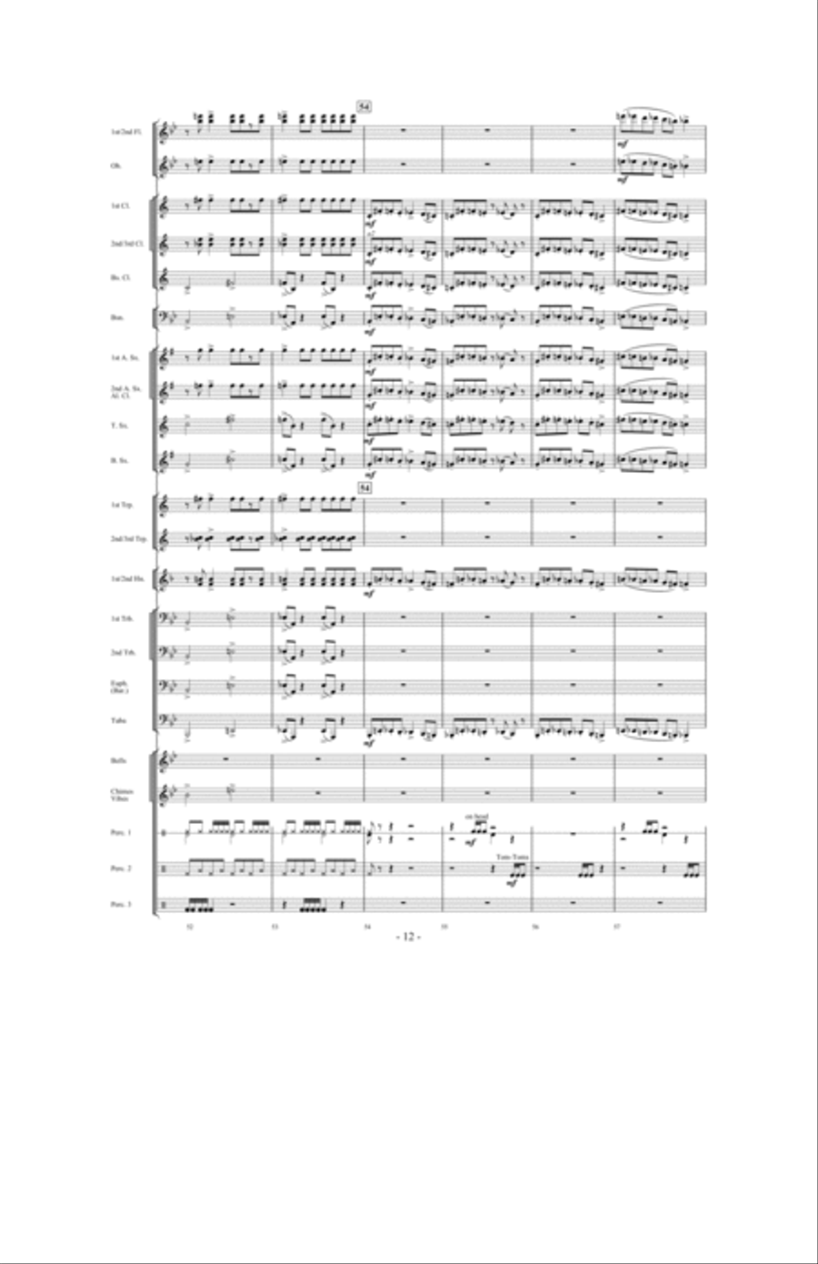Force Majeure Concert Band scores gallery preview page 11