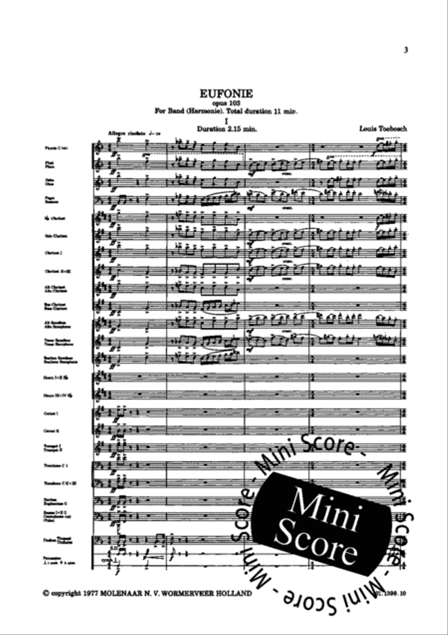 Eufonie Concert Band scores gallery preview page 5