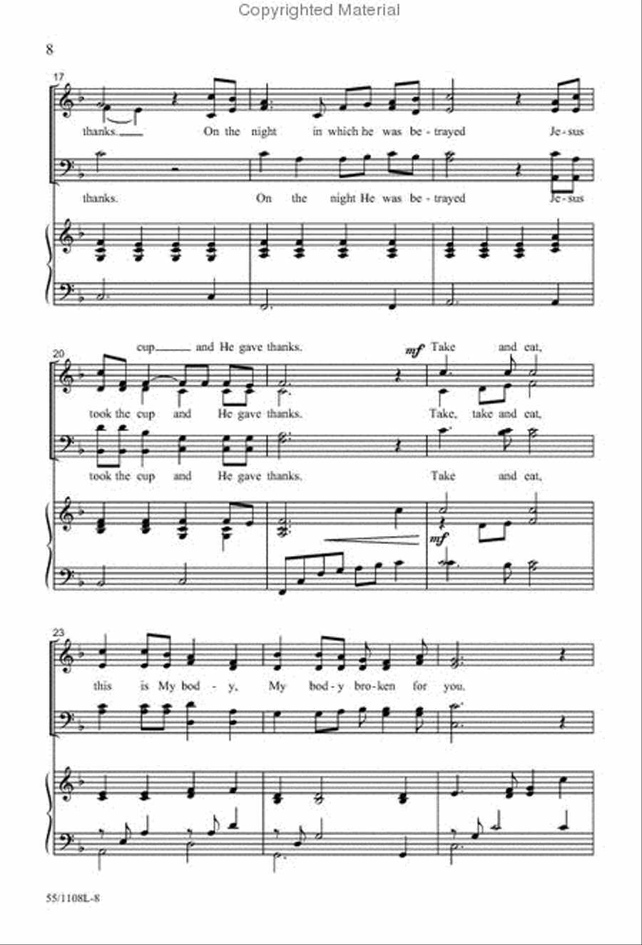 Lent: A Journey to New Life - Performance CD/SATB Score Combination 4-Part scores gallery preview page 6