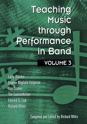 Teaching Music through Performance in Band - Volume 3