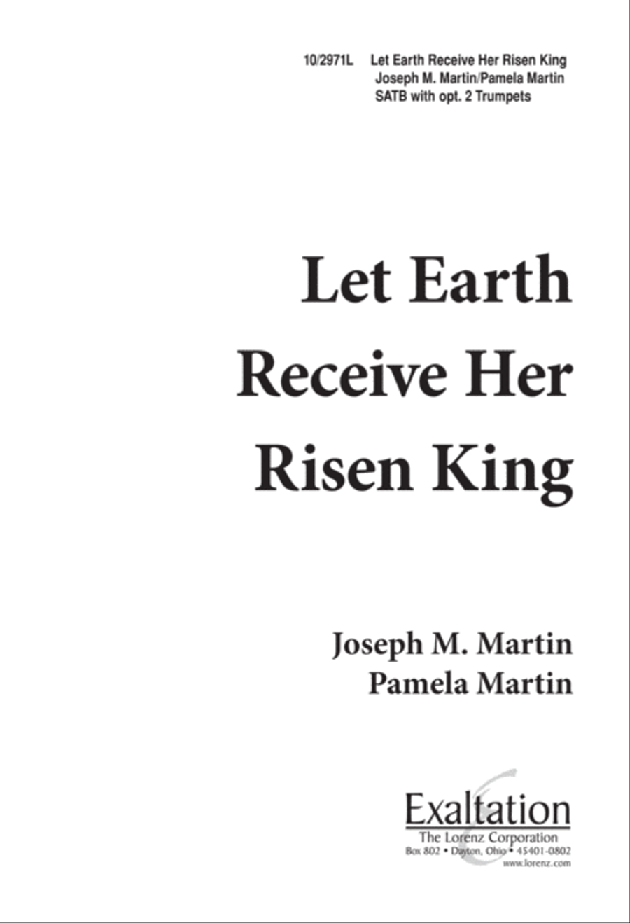 Let Earth Receive Her Risen King 4-Part scores gallery preview page 1
