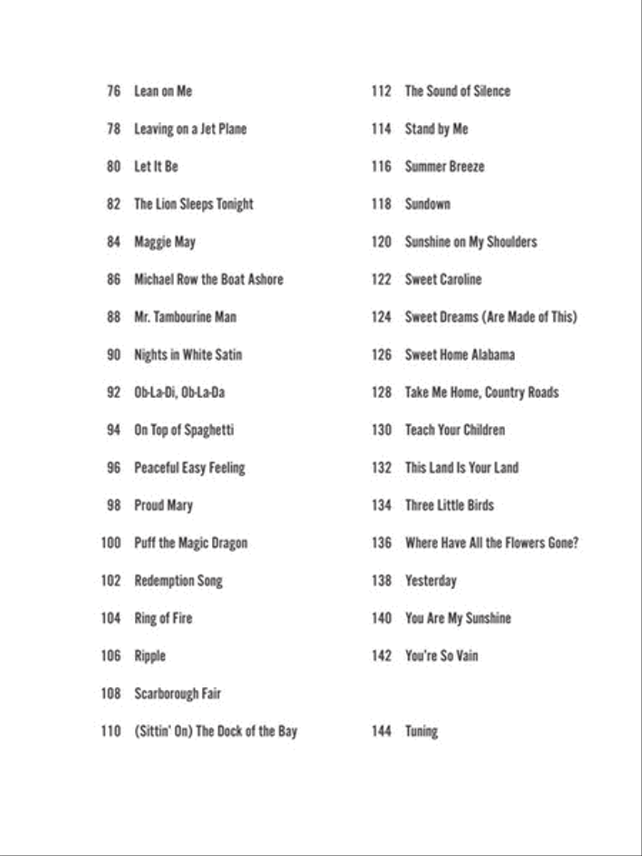 Campfire Songs – Strum Together Banjo scores gallery preview page 4