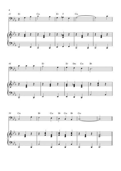 SCARBOROUGH FAIR - tuba and piano with chords image number null