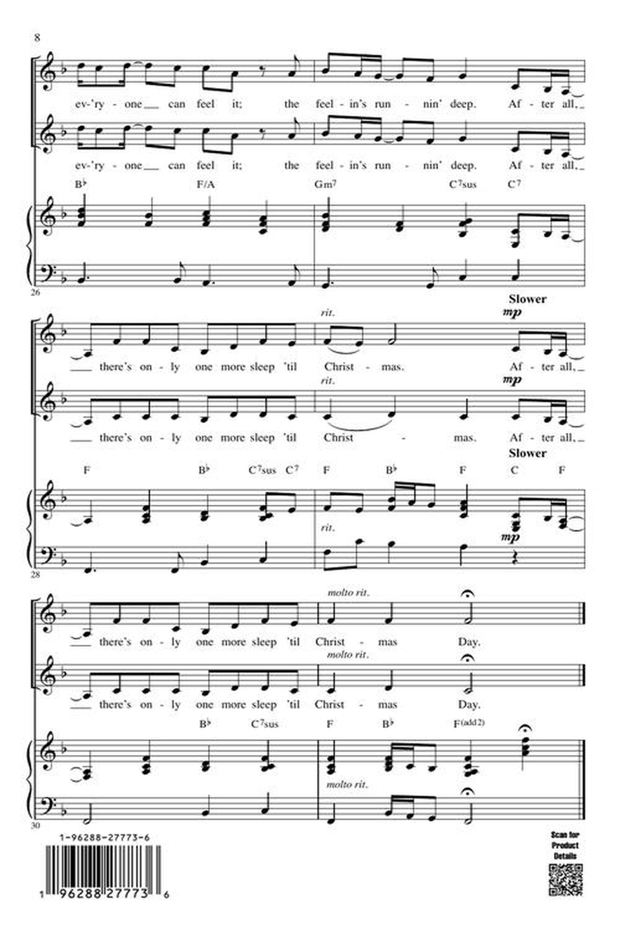 One More Sleep 'Til Christmas (from “The Muppet Christmas Carol”) 2-Part scores gallery preview page 6