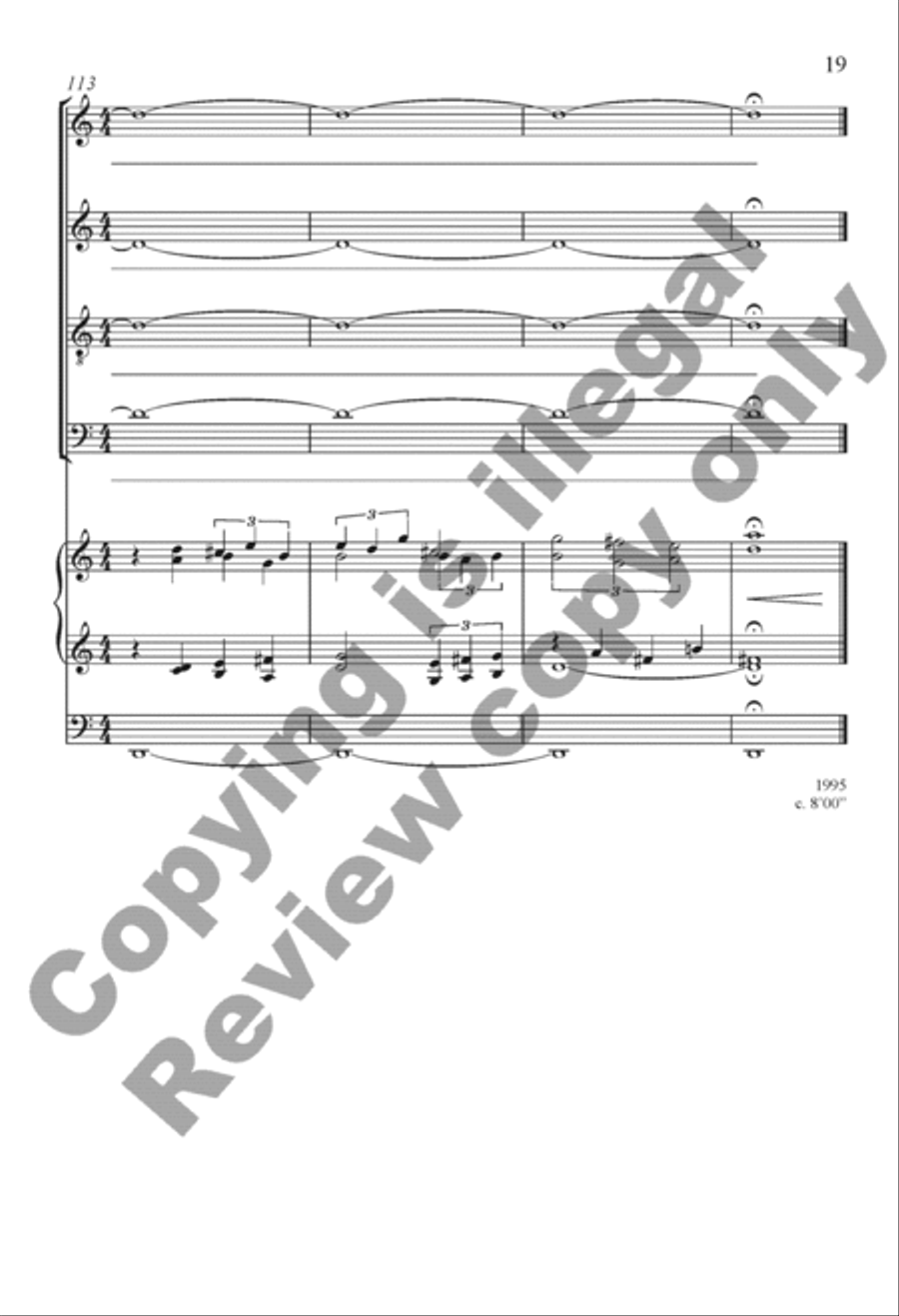 Alleluias, Intercessions and Remembrances 4-Part scores gallery preview page 18