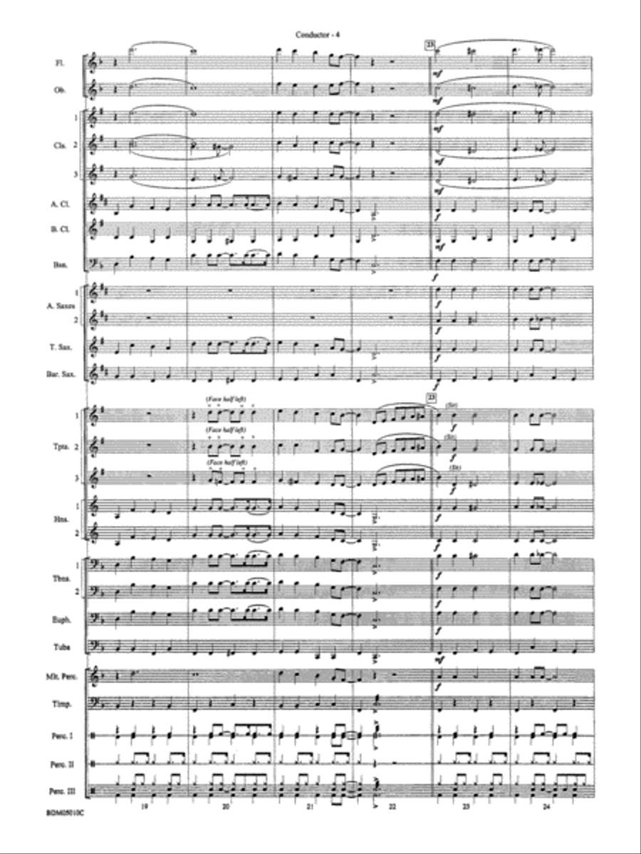 Santa Meets the Big Bands: Score Concert Band scores gallery preview page 5