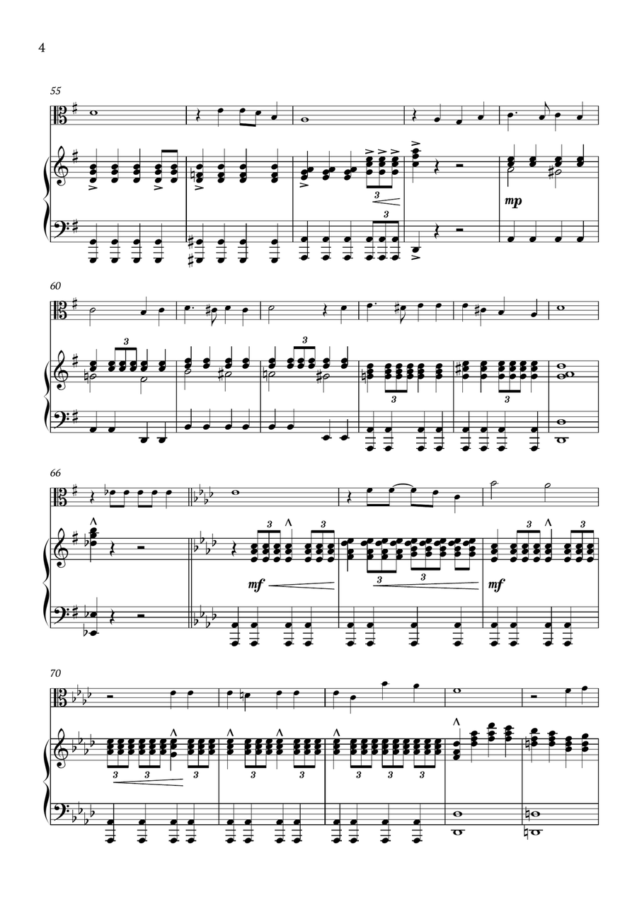 As We Stumble Along Viola scores gallery preview page 4