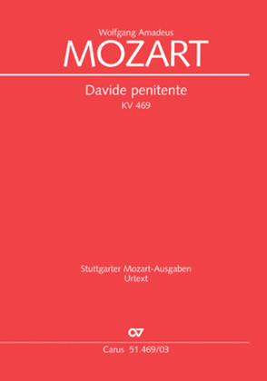 Book cover for Davide penitente
