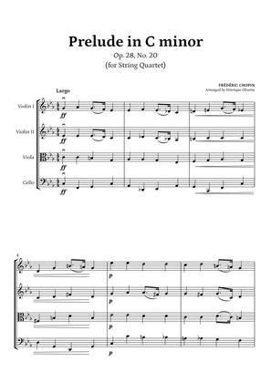 Prelude Op. 28, No. 20 (String Quartet) - Frédéric Chopin