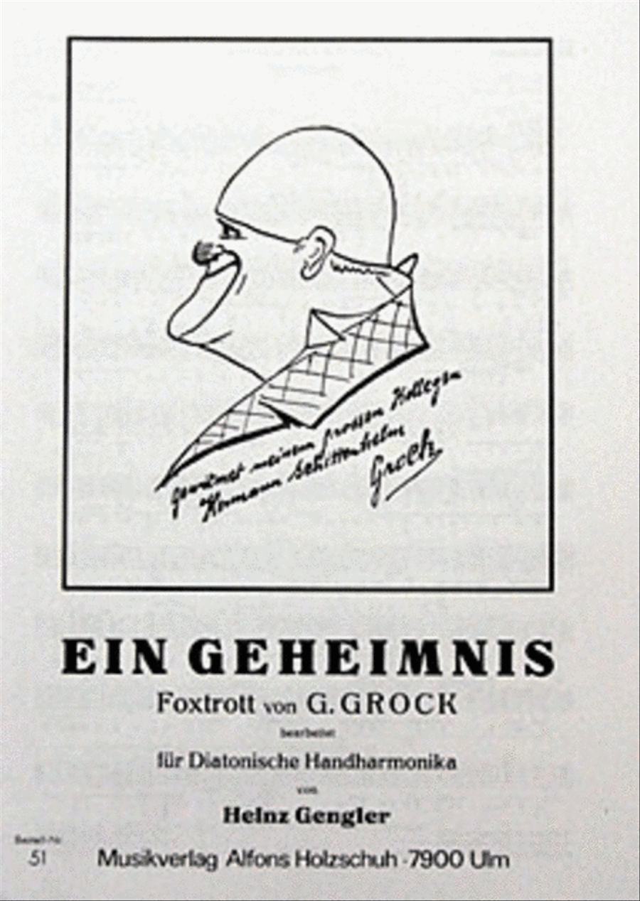 Ein Geheimnis, Foxtrott Accordion scores gallery preview page 1