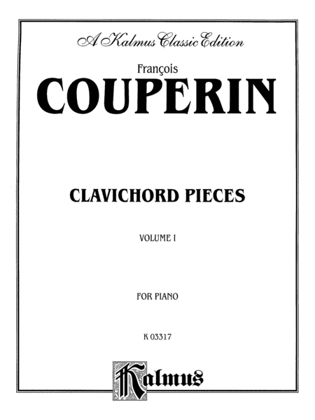 Clavichord Pieces, Volume 1