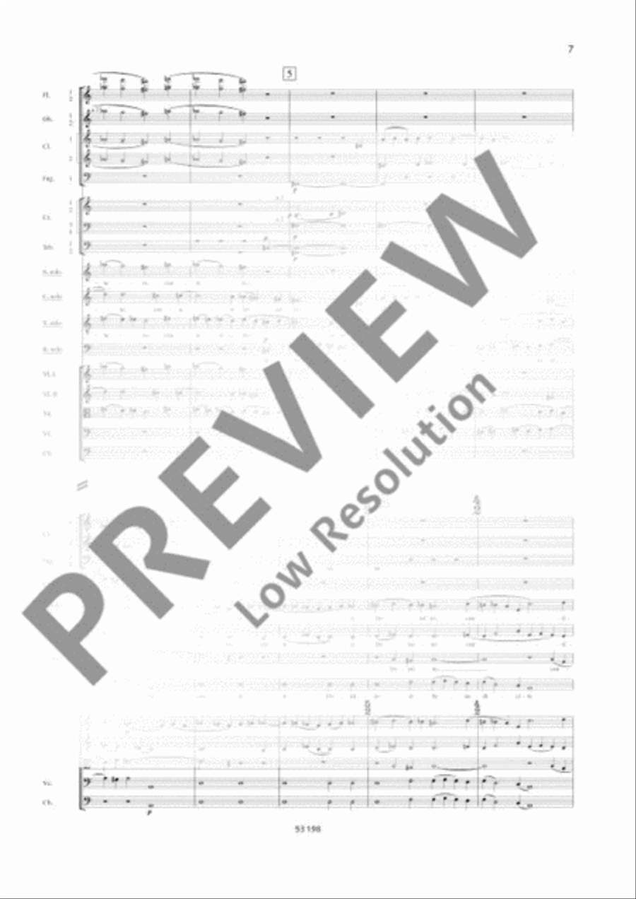 Seven Gates of Jerusalem - Symphony No. 7 SSATB scores gallery preview page 14