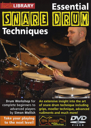 Book cover for Essential Snare Drum Techniques