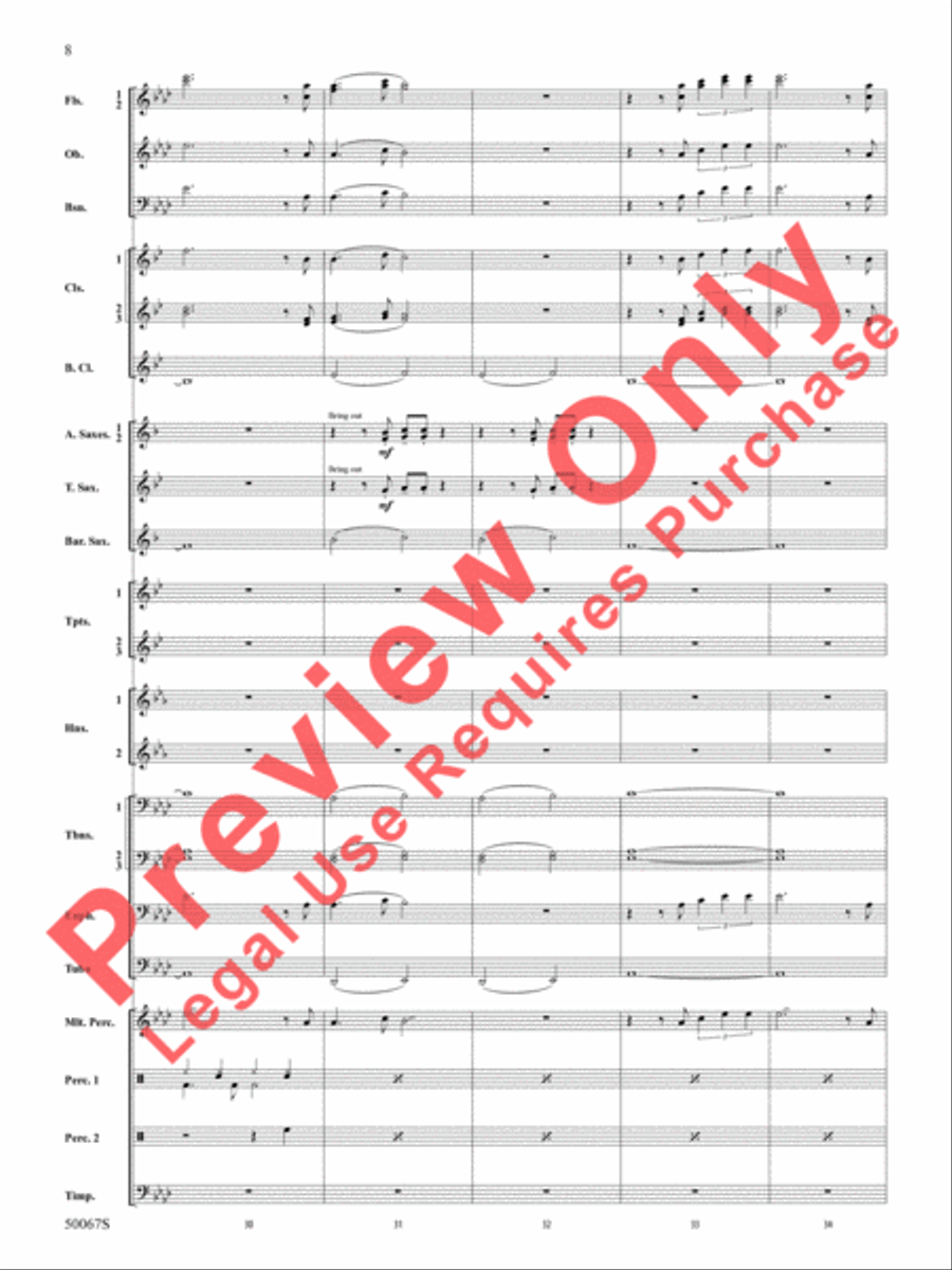 David Bowie -- The Hits David Bowie -- The Hits Concert Band scores gallery preview page 9