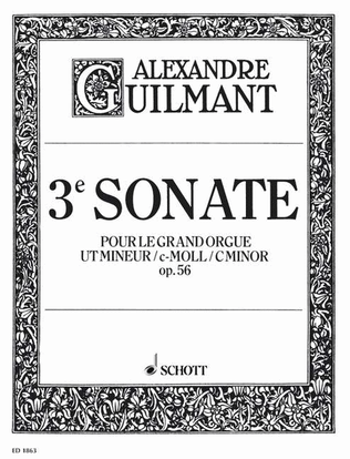 Book cover for 3. Sonata C Minor