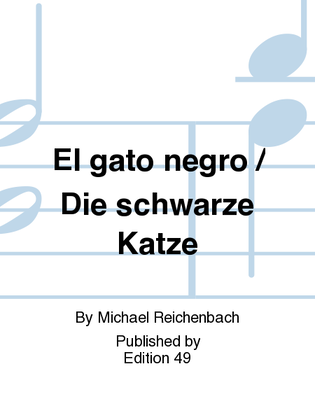 Book cover for El gato negro / Die schwarze Katze