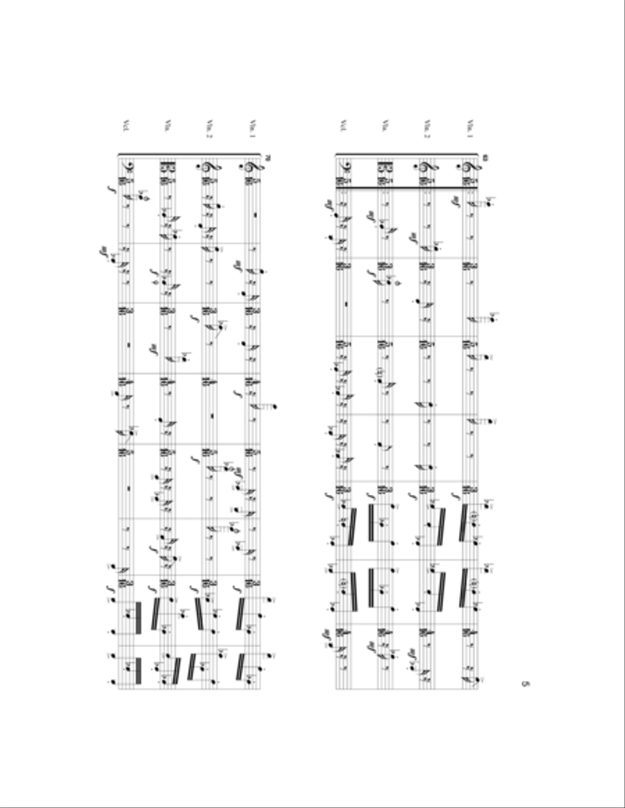 String Quartet #2-Pa Kua String Quartet scores gallery preview page 6