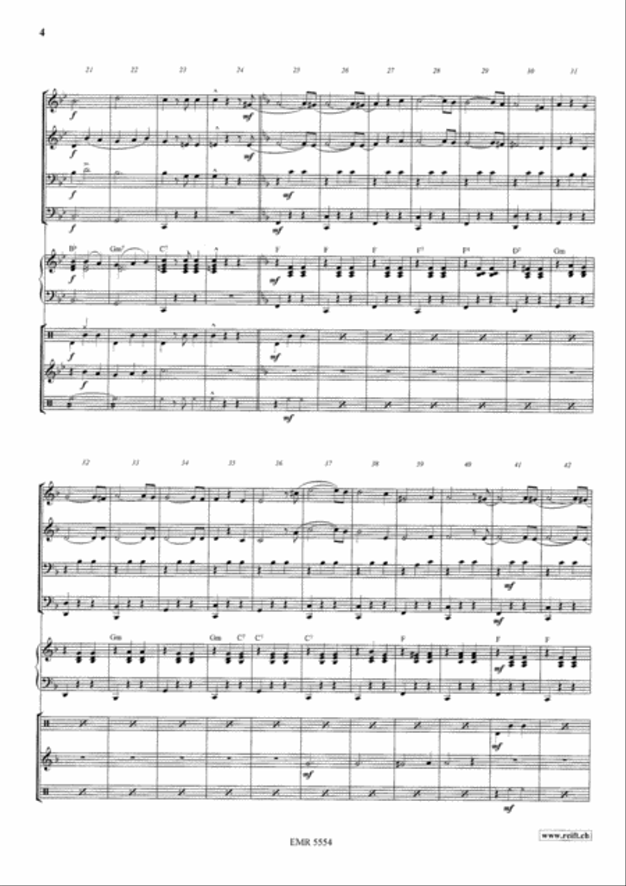 Wiener Medley Wiener Medley Brass Ensemble scores gallery preview page 4