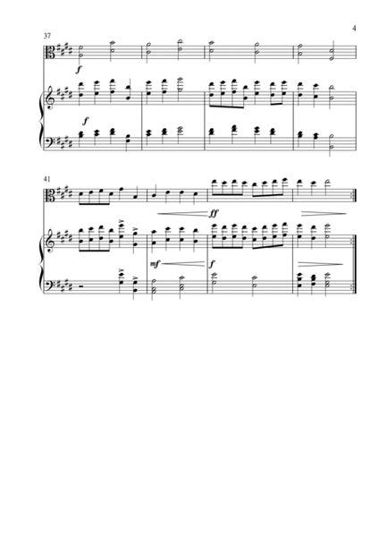Christ the Lord Is Risen Today (Jesus Christ is Risen Today) for Viola and Piano in E major. Interme image number null