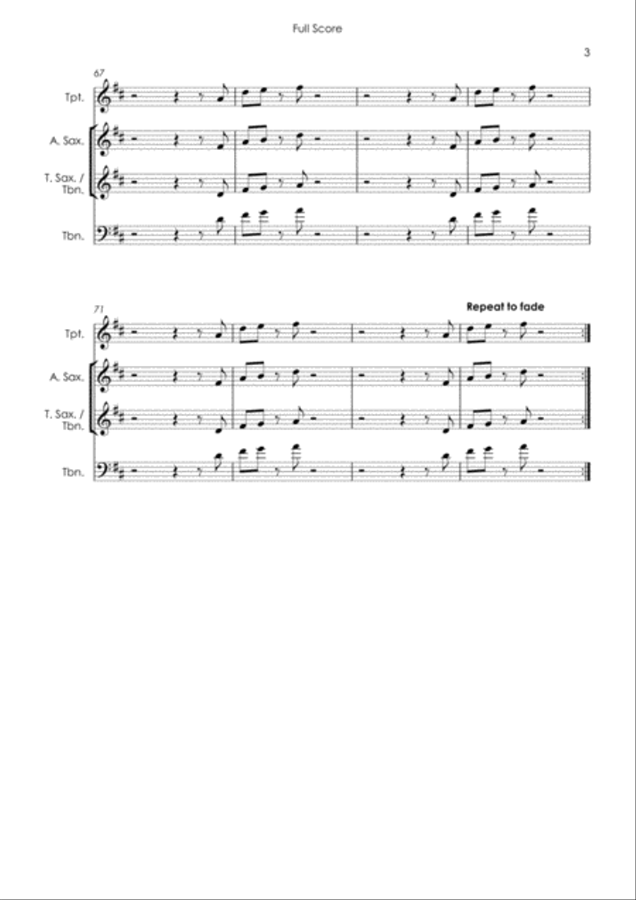Land Of A Thousand Dances Tenor Saxophone scores gallery preview page 5